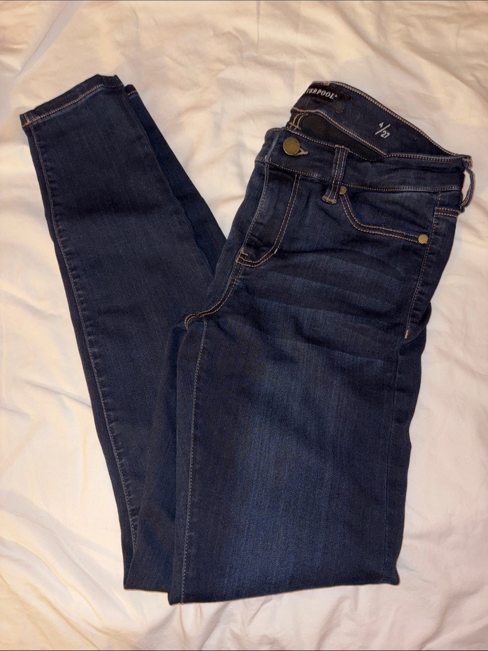 Liverpool Women's Dark Blue Skinny Jeans